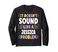 Jessica Personalized Women's Gift Custom Jessica Manga Larga