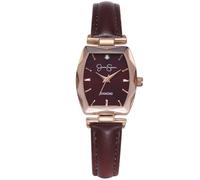 Jessica Simpson Diamond Collection - Reloj para mujer, cuarzo clásico, correa de cuero, cara de cristal facetado barrle, elegante reloj de vestir para mujer