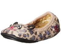 Jessica Simpson Girls' Millie-K, Gold Leopard, 3 M US Infant