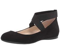 Jessica Simpson Mandayss, Zapatos Tipo Ballet Mujer, Black Micro Suede, 38.5 EU