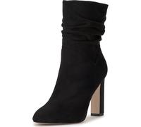 Jessica Simpson Mixtesa, Botas Cortas al Tobillo Mujer, Microgamuza elástica Negra, 39 EU