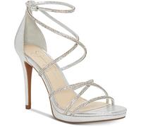 Jessica Simpson Mujeres Sandalias de Piso, Platinum, Talla 8