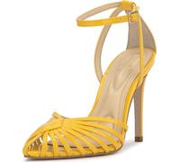 Jessica Simpson Paveri, Bomba Mujer, Golden Lemon Crinkle Patent, 39 EU