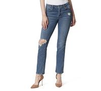 Jessica Simpson Women's Flirt High Rise Straight Boot Cut Jean, Magic Hour-Destruction, 29 Regular