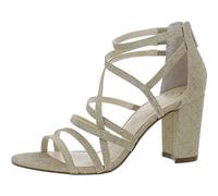 Jessica Simpson womens Stassey Heel Sandal Pump, Champagne, 10 US