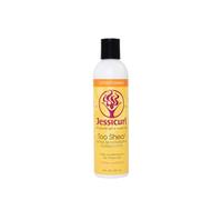 Jessicurl ¡Demasiado karité! Acondicionador extra hidratante, lavanda cítrica, 8 onzas líquidas. Acondicionador sin enjuague para cabello seco, productos para el cabello antiencrespamiento