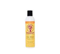 Jessicurl ¡Demasiado karité! Acondicionador extra hidratante, sin fragancia añadida, 8 onzas líquidas. Acondicionador sin enjuague para cabello seco, productos para el cabello antiencrespamiento
