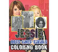 Jessie Dots Lines Swirls Coloring Book: Excellent Activity Swirls-Dots-Diagonal Books For Adult And Kid Designed To Relax And Calm