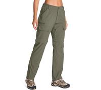Jessie Kidden Pantalones impermeables para mujer, para caminar, senderismo, convertibles, ligeros, de secado rápido, UPF 50+, protección UV, con cremallera, verde claro, 40