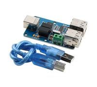 JESSINIE ADUM3160 - Módulo concentrador aislador USB de 4 puertos, USB 2.0 de velocidad completa, aislamiento de energía de 1500 V