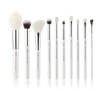 Jessup Beauty - Set de brochas 10 piezas - T243: White/Silver