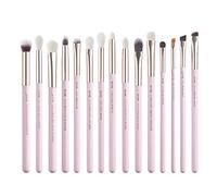 Jessup De Brochas De Maquillaje De Ojos Jessup, 15 Piezas Profesionales, Corrector De Mezcla De Sombras De Ojos, Brochas Para Delineador De Ojos, Blushing Bride T294