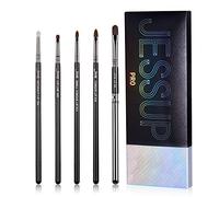 Jessup Juego de Brochas para Labios,Brochas Profesionales Maquillaje Labios Aplicación Sin Rayas Lápiz Labial, Pelo Sintético Primera Calidad,Define el Contorno y Acentúa Tu Labio 5 Piezas T325