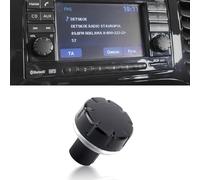 JESTOP Pomo de control de volumen de radio para Nissan, sintonizador de control de volumen, sintonizador estéreo de volumen, tapa protectora de repuesto para Qashqai para Juke para X-Trail para Note