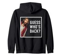 Jesucristo Adivina quién está de vuelta Dios Divertido Regalo cristiano de la iglesia Sudadera con Capucha