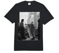 Jesucristo Arrestado Poncio Pilato Pintura Bíblica Negro Comfort Colors Adult Heavyweight T-Shirt