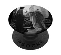 Jesucristo Arrestado Poncio Pilato Pintura Bíblica Negro PopSockets PopGrip Adhesivo