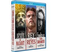 Jesucristo (Blu-ray) Pack 3 peliculas: Jesus de Nazaret (1977) / Rey de Reyes (1961) / El Evangelio según San Mateo (1964)
