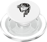 Jesucristo Cara Mirando hacia Abajo Iglesia del Día de Pascua PopSockets PopGrip para MagSafe