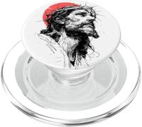 Jesucristo Corona de Espinas Fe Cristiana Religiosa PopSockets PopGrip para MagSafe