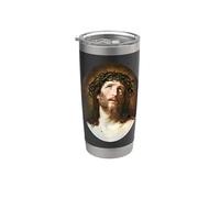 Jesucristo coronado de espinas Pintura Guido Reni 1622 Vaso térmico de acero inoxidable de doble pared