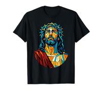 Jesucristo Creyente Religioso Oración Adoración Fe Cruz Camiseta