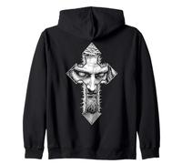 Jesucristo Cruz De Espinas Oración Cristiana Religión Dios Sudadera con Capucha