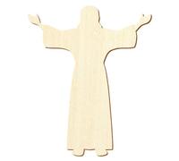 Jesucristo - Decoración de pared (madera, 3-50 cm, 15 cm, 10 unidades)