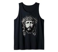 Jesucristo Dios Corona de Espinas Nuevo Testamento Evangelio Camiseta sin Mangas