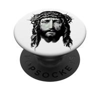 Jesucristo Dios Corona de Espinas Nuevo Testamento Evangelio PopSockets PopGrip Adhesivo