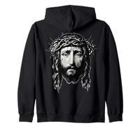Jesucristo Dios Corona de Espinas Nuevo Testamento Evangelio Sudadera con Capucha