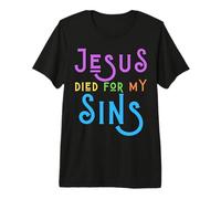 Jesucristo Dios Cristiano Feliz Pascua Hombre Mujer Niñas Niños Camiseta Premium