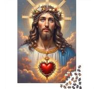 Jesucristo Divino 1000 Piezas Stock De Cartas Premium Paquete De Rompecabezas Entusiastas De Jigsaw Senior Difícil Desafío Decoración De Paredes Paquete De Valor 38x26cm/1000pcs