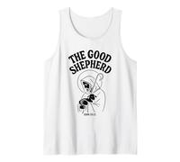 Jesucristo El Buen Pastor Juan 10:11 Escritura Camiseta sin Mangas