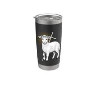 Jesucristo el Cordero de Dios Agnus Dei Vaso térmico de acero inoxidable de doble pared