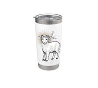 Jesucristo el Cordero de Dios Agnus Dei Vaso térmico de acero inoxidable de doble pared
