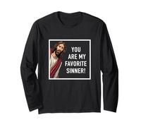 Jesucristo Eres mi pecador favorito Dios Iglesia Cristiana Manga Larga