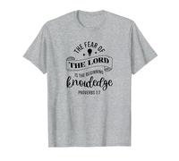 Jesucristo Fe Cristianismo Iglesia Camiseta, Hombre, Gris Jaspeado, 5XL