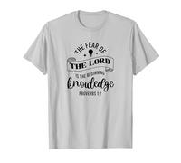 Jesucristo Fe Cristianismo Iglesia Camiseta, Hombre, Plata, L