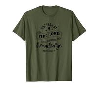 Jesucristo Fe Cristianismo Iglesia Camiseta, Hombre, Verde Oliva, 3XL