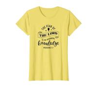 Jesucristo Fe Cristianismo Iglesia Camiseta, Mujer, Limón, 3XL