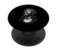Jesucristo Fe Oración Cristiana Cristianismo Adoración PopSockets PopGrip Adhesivo