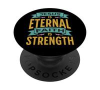 Jesucristo Fe Y Adoración Para Los Cristianos PopSockets PopGrip Adhesivo