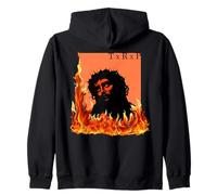 Jesucristo Fuego Pagano TxRxP Fe Biblia Dios Sudadera con Capucha