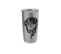 JESUCRISTO HIJO DE DIOS DAMAS CRISTIANAS HOMBRE NIÑOS JESUS Vaso térmico de acero inoxidable de doble pared