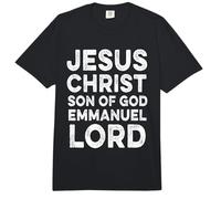 Jesucristo Hijo de Dios Emmanuel Señor Religioso Cristiano Comfort Colors Adult Heavyweight T-Shirt
