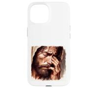 Jesucristo Hijo de Dios en profunda oración Sacrificio Carcasa para iPhone 15