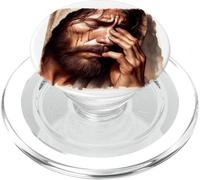 Jesucristo Hijo de Dios en profunda oración Sacrificio PopSockets PopGrip para MagSafe