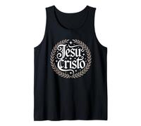 Jesucristo - Hijo de Dios Gótico Fe Diseño Camiseta sin Mangas