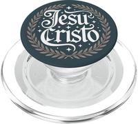 Jesucristo - Hijo de Dios Gótico Fe Diseño PopSockets PopGrip para MagSafe